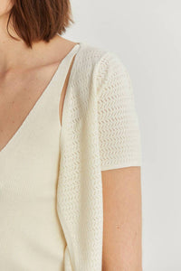 CRESCENT Alara Top in ivory - women's blouse - view 5