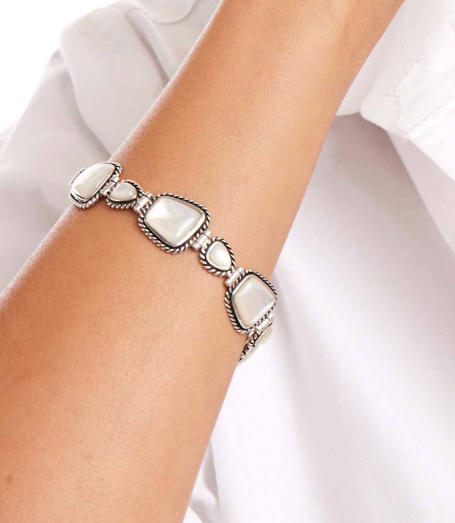 Barse Women's Toggle Bracelet in mother of pearl - women's jewelry - view 9