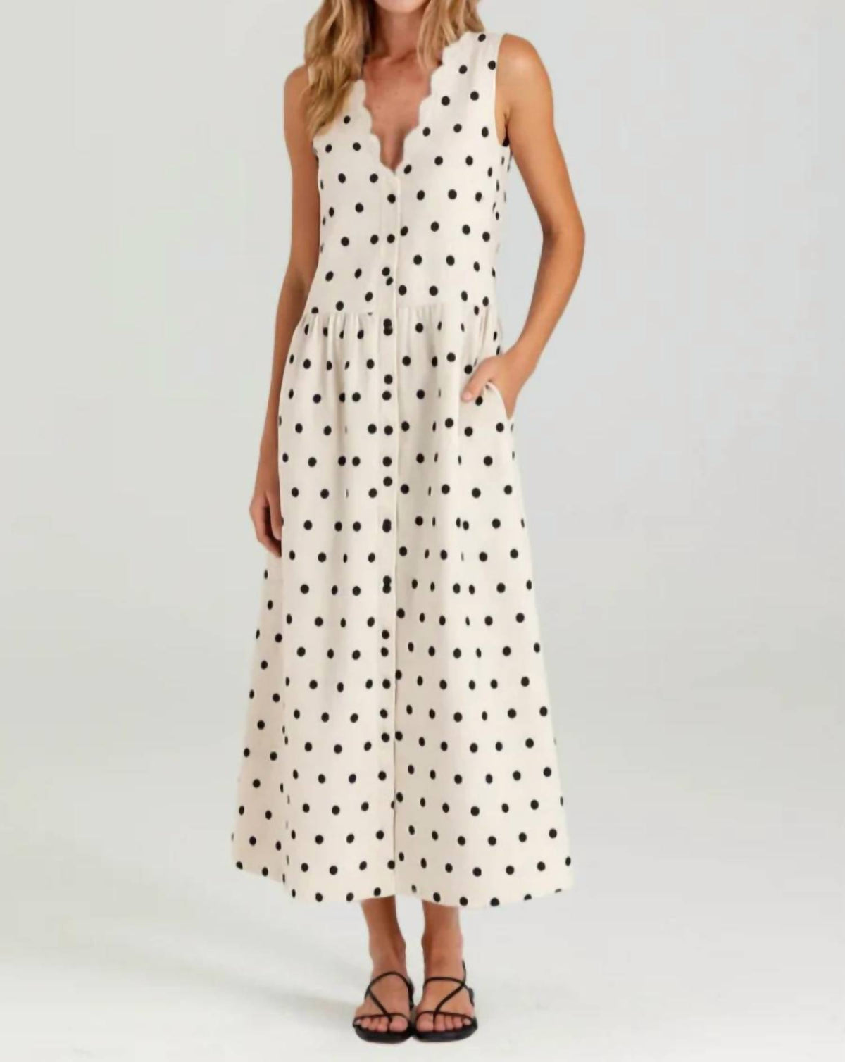 Sundays - Polka Dot Sabrina Dress