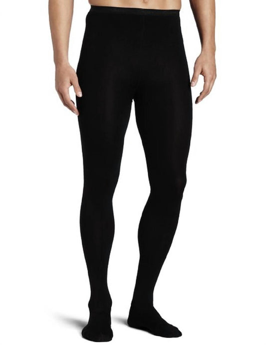 Capezio - Men's Knit Footed Tights With Back Seams