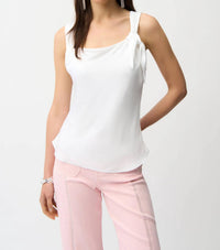 Joseph Ribkoff - Sleeveless Square Neck Pullover