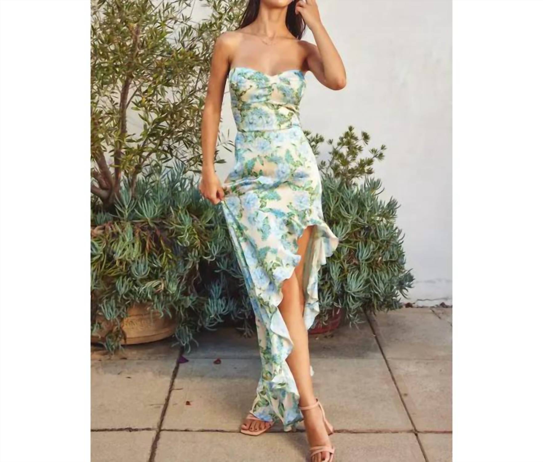 Dress Forum - Asymmetrical Strapless Dress