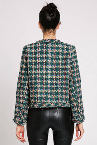 Beulahstyle - Tweed Cropped Blazer