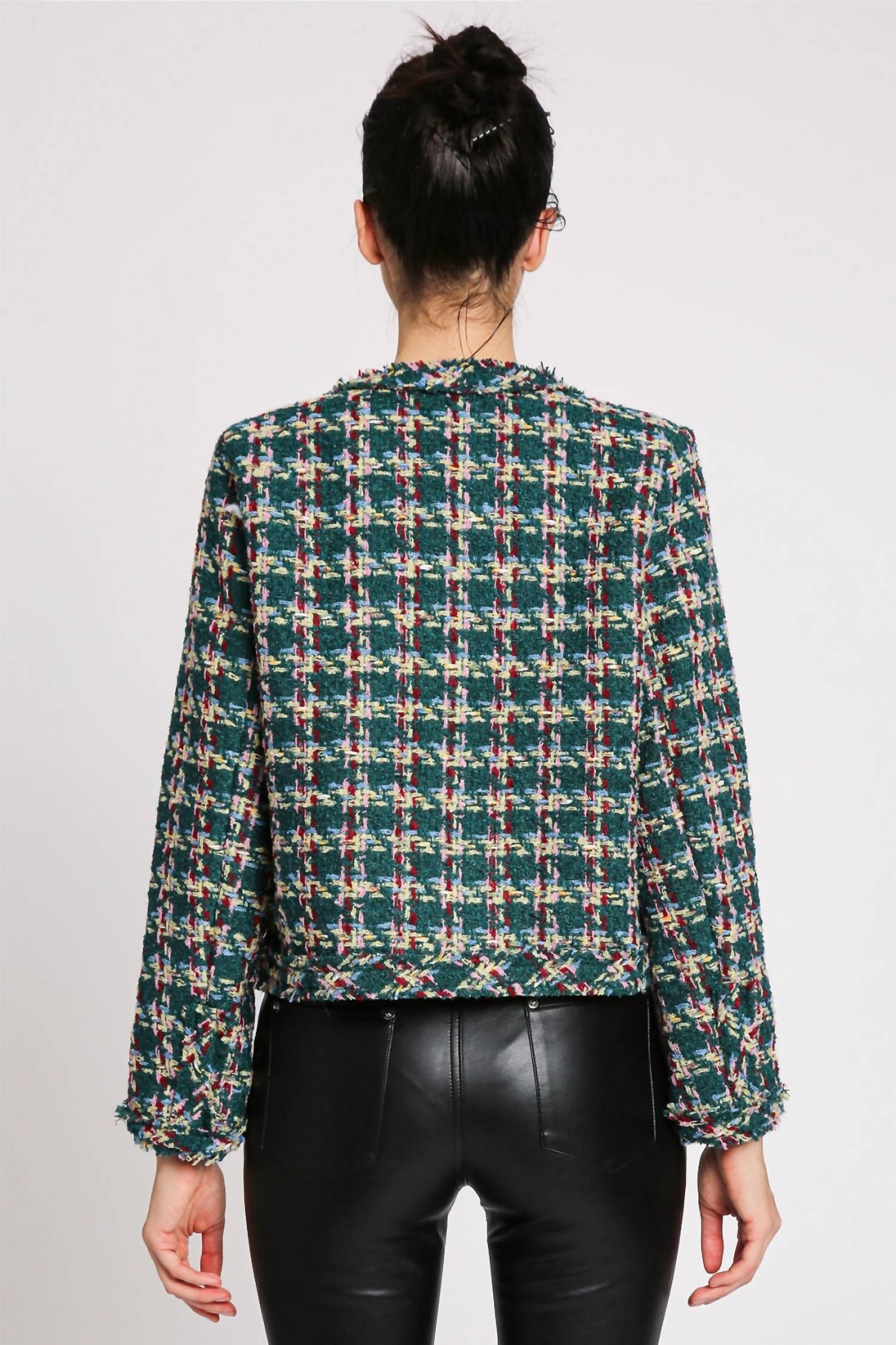 Beulahstyle - Tweed Cropped Blazer