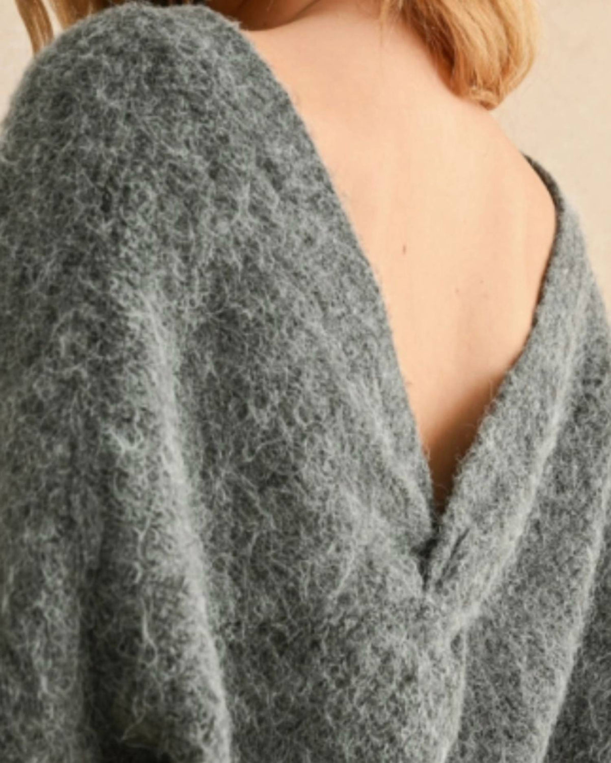 Miou Muse - Long Sleeve Reversible Sweater