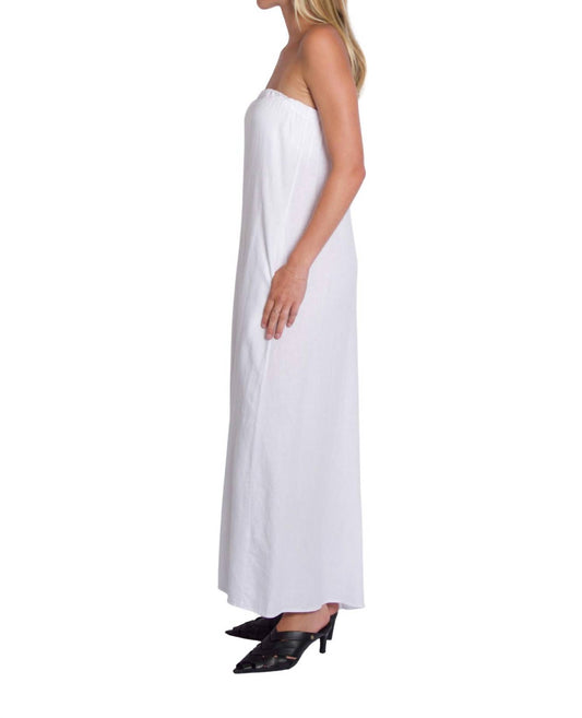 Stateside - Linen Column Maxi Dress