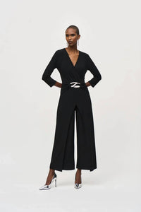 Joseph Ribkoff - Sloane Silky Knit Wrap Jumpsuit