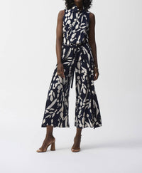 Joseph Ribkoff - Floral High-waisted Trousers