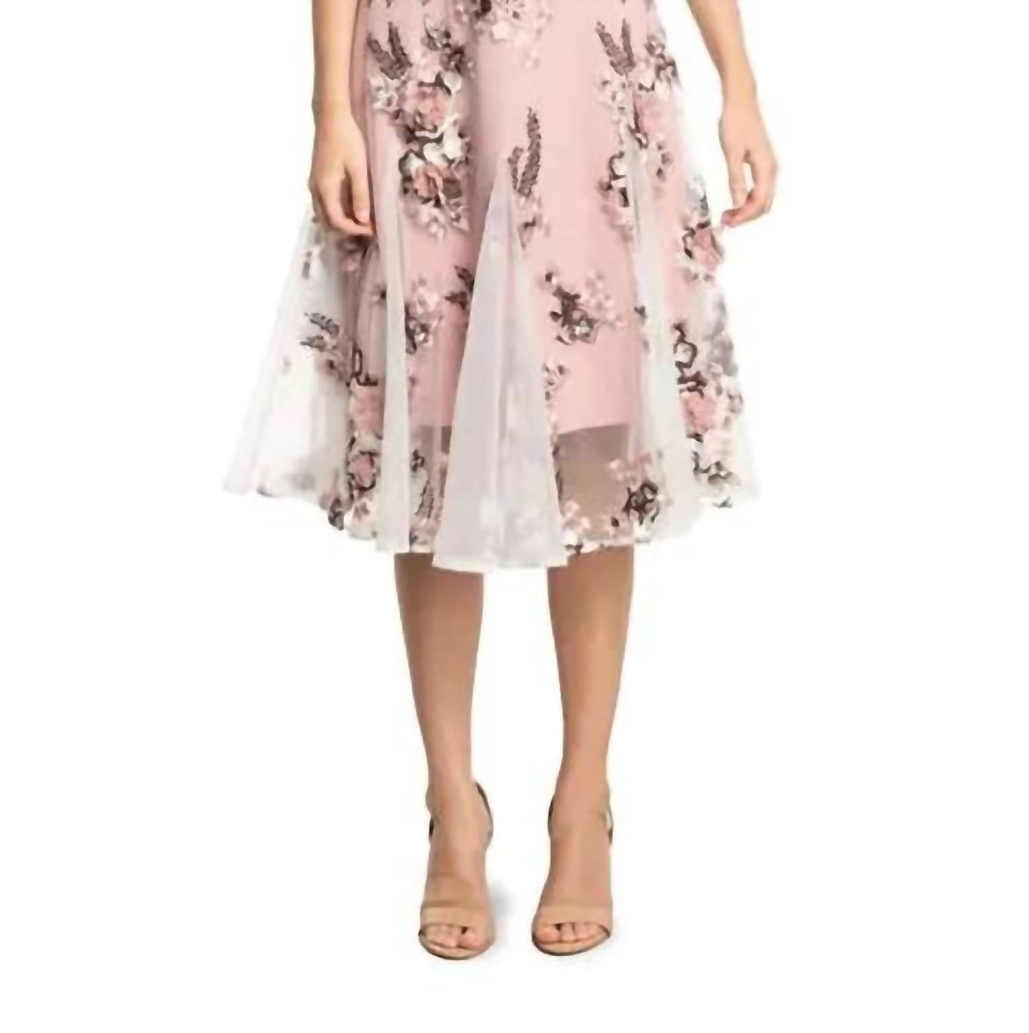 Dress The Population - Flora Fit & Flare Dress