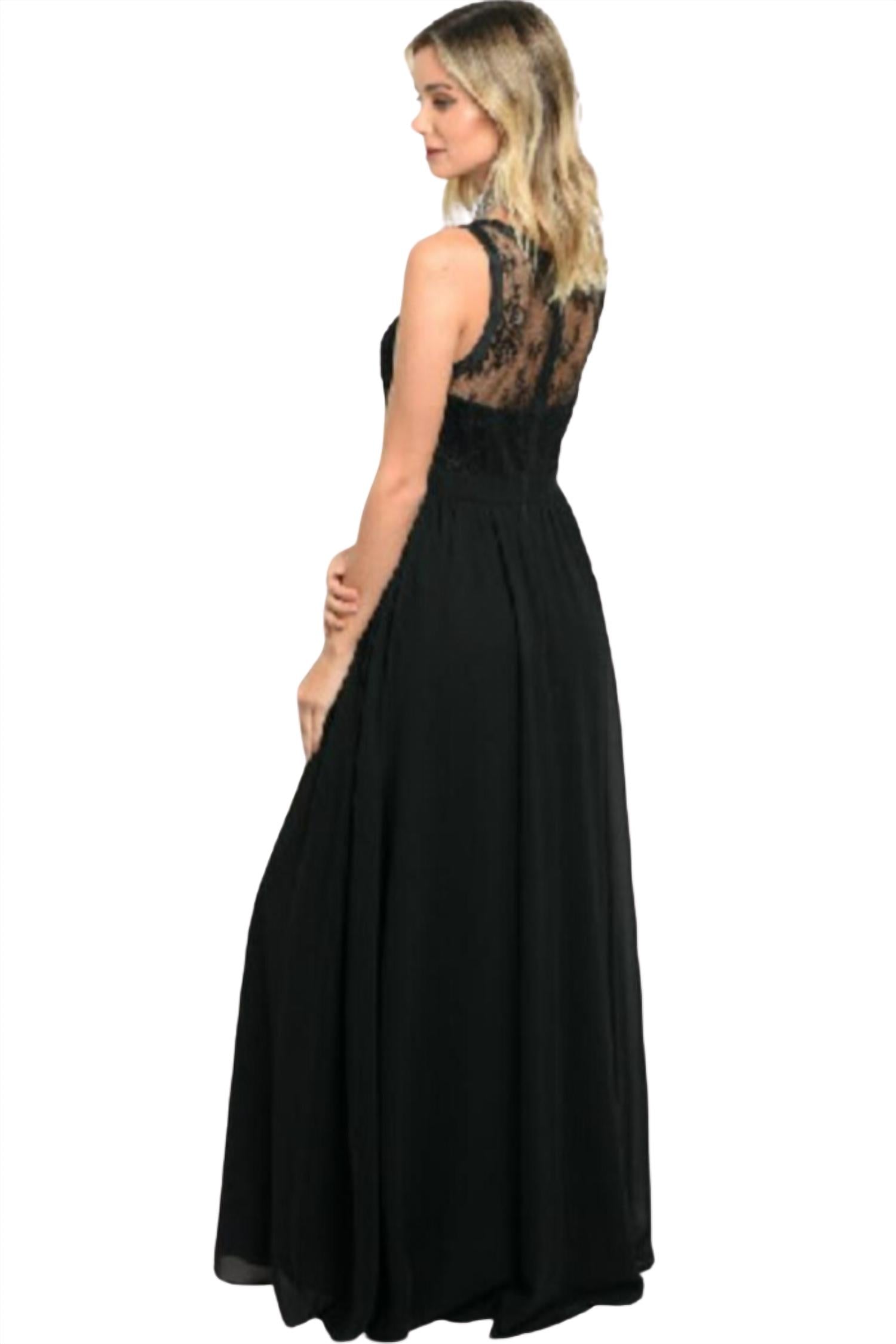 Lace Lattice Maxi Dress