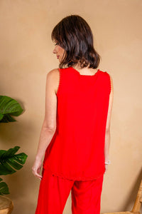 Paparazzi - Floral Viscose Tank Top