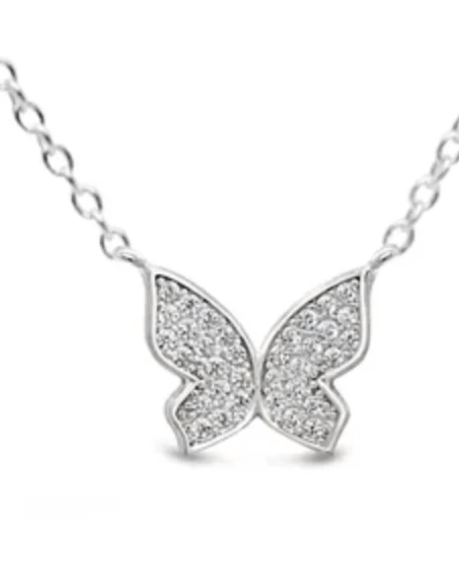 Stia - Women's Spread Your Wings Butterfly Necklace