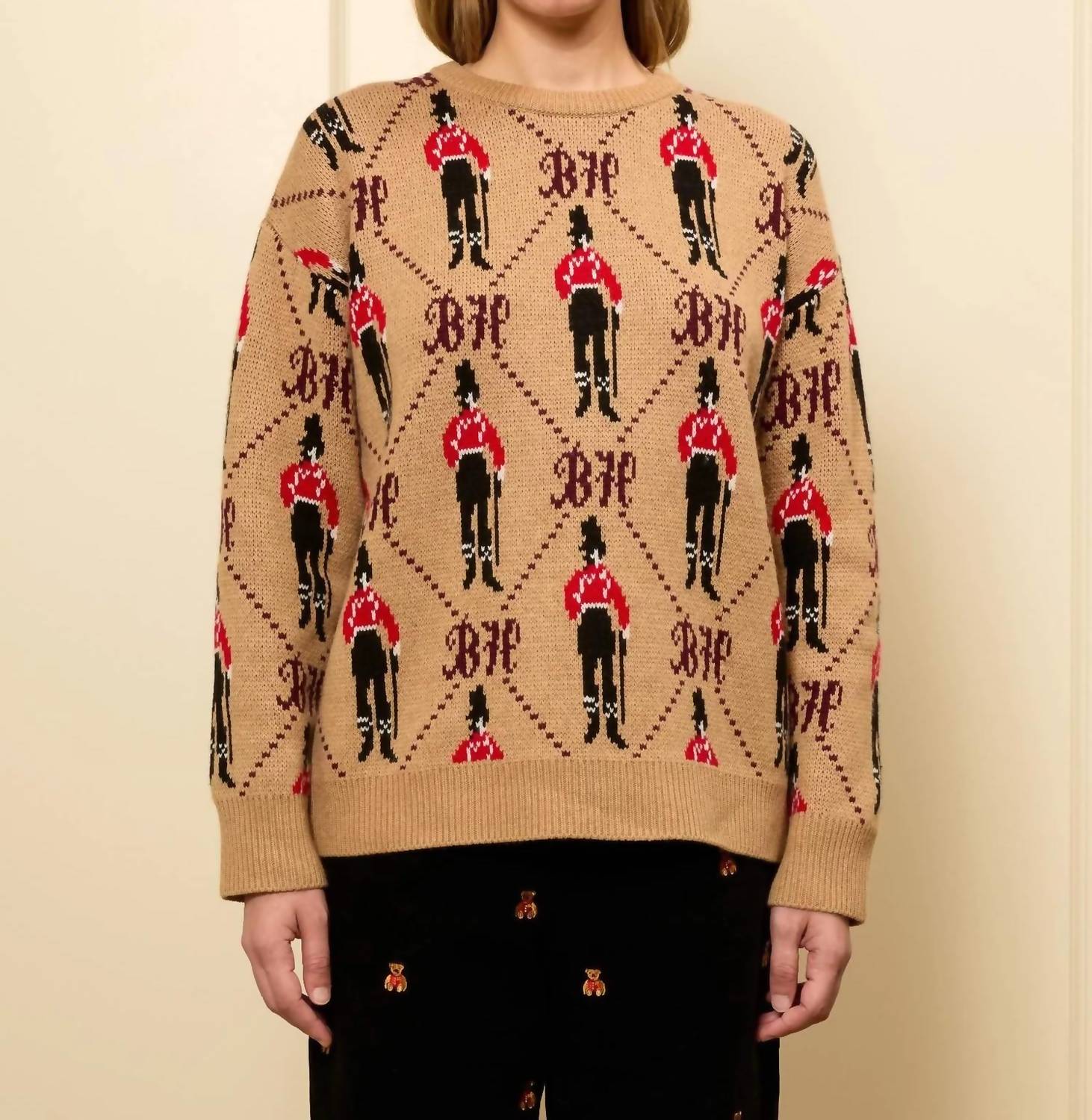 Lingua Franca - Bowery Boy Crewneck Sweater