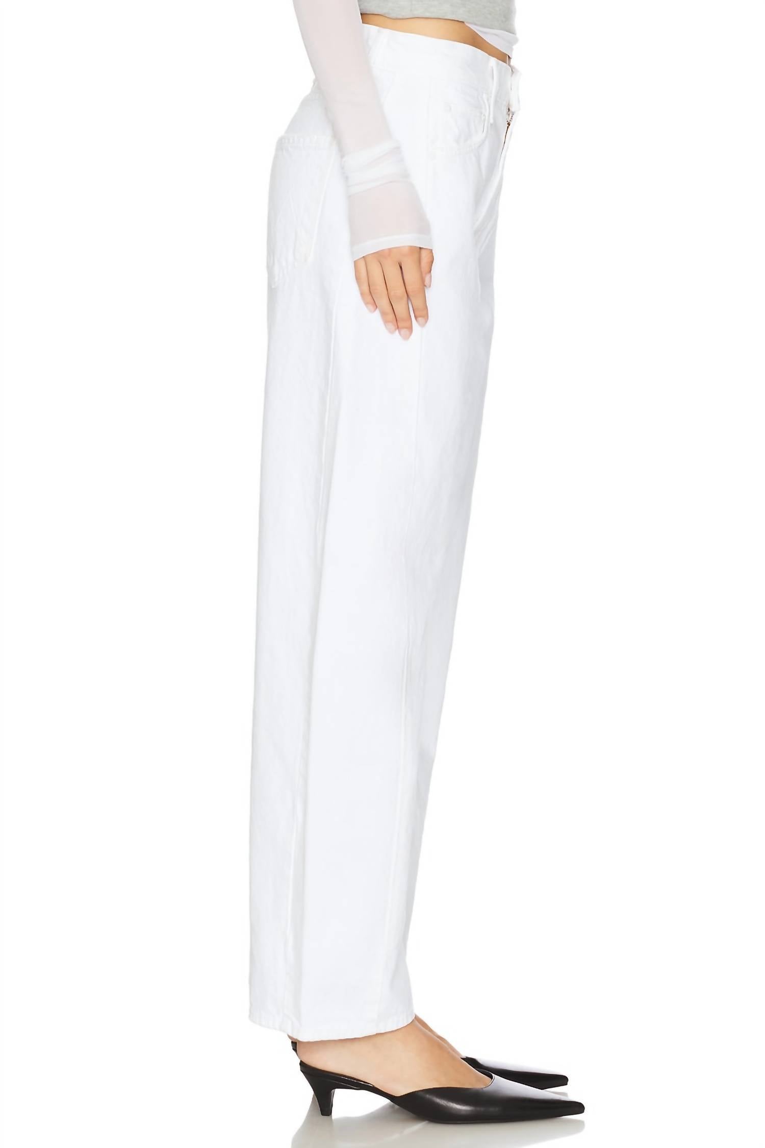 Mother - Full-pipe Ankle Jeans