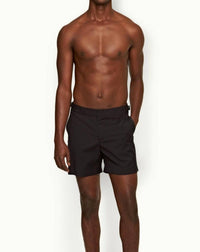 Orlebar Brown Bulldog Bonded Merino Shorts in night iris - men's shorts