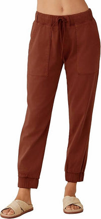 Bella Dahl Women's Pocket Jogger in autumn amber - women's pants