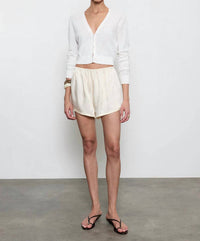 Enza Costa - Linen Open Knit Cardigan