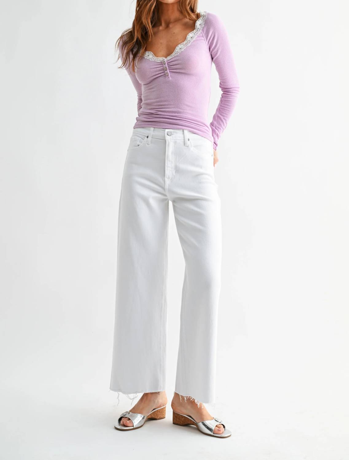 Just Black Denim - Straight Leg High Rise Jeans