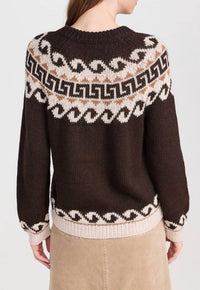 The Great. - Greek Key Pullover Sweater