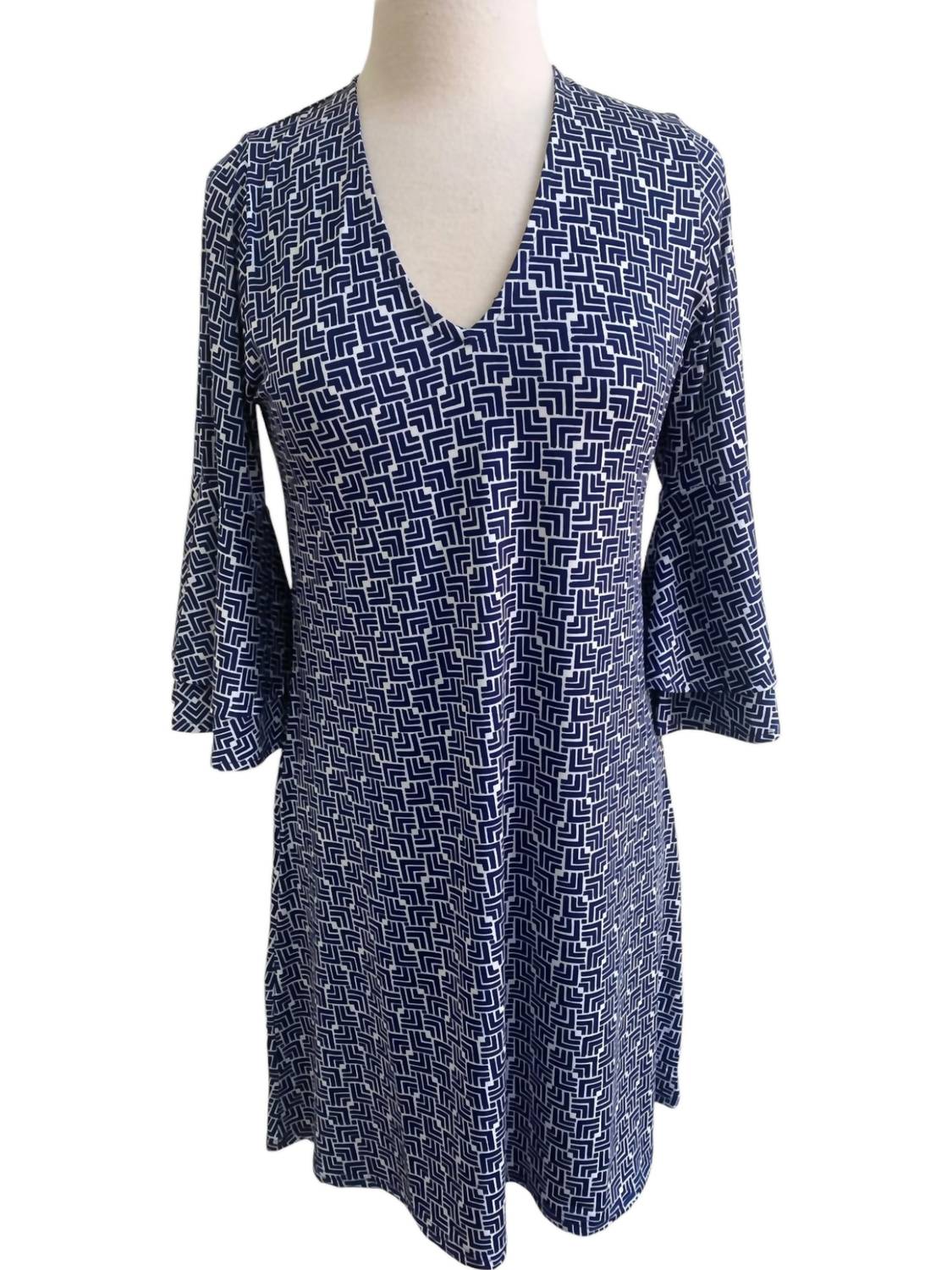 La Mer Luxe - Women's 3/4 Sleeve Crane Dress