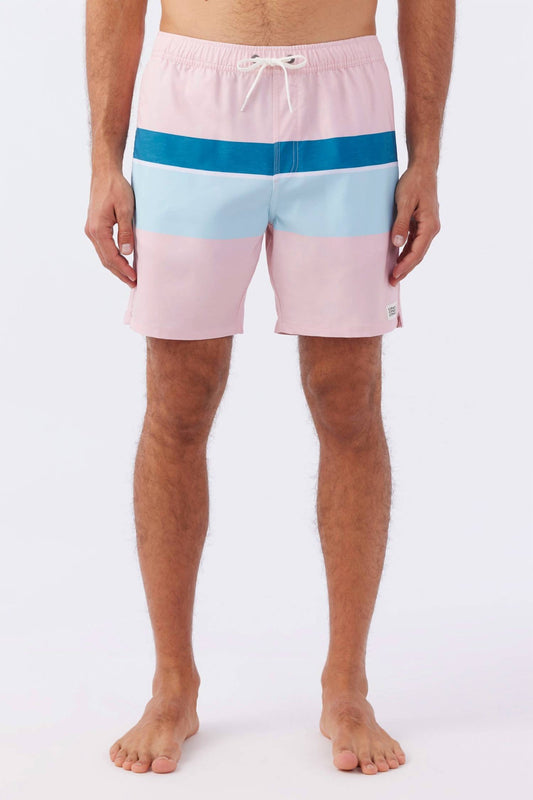 O'Neill - Block Volley Elastic Waist 17" Swim Trunks