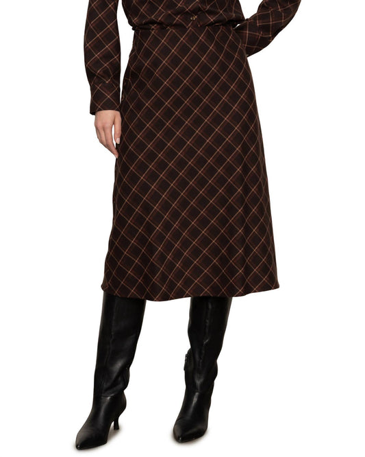 Sanctuary - Autumn Plaid Midi Skirt