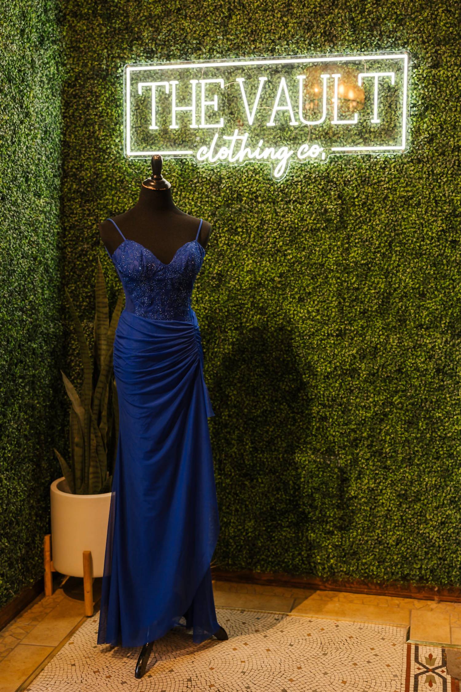 La Femme Women's Prom Dress in royal blue - women's dress - view 7