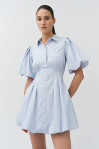 Simkhai - Cleo Balloon Pintuck Mini Dress