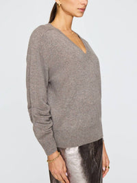 Brochu Walker - Ennes Ruched V-neck Sweater
