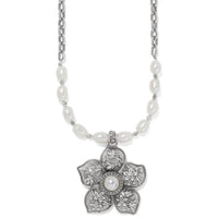 Brighton Women's Kyoto In Bloom Pearl Necklace in bloom pearl necklace in silver - women's jewelry