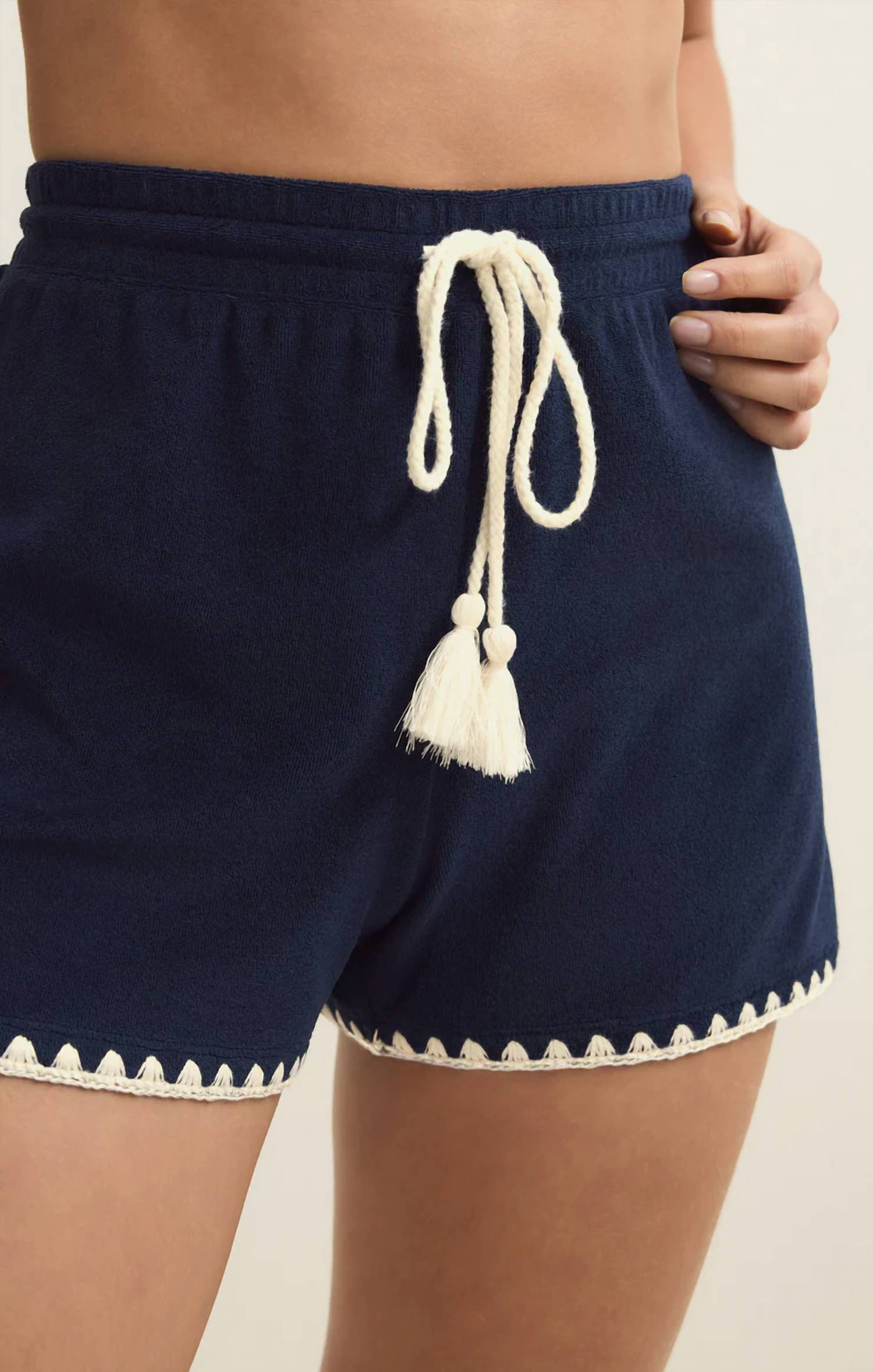 Z Supply Coastline Terry Short in eclipse - women's shorts - view 5