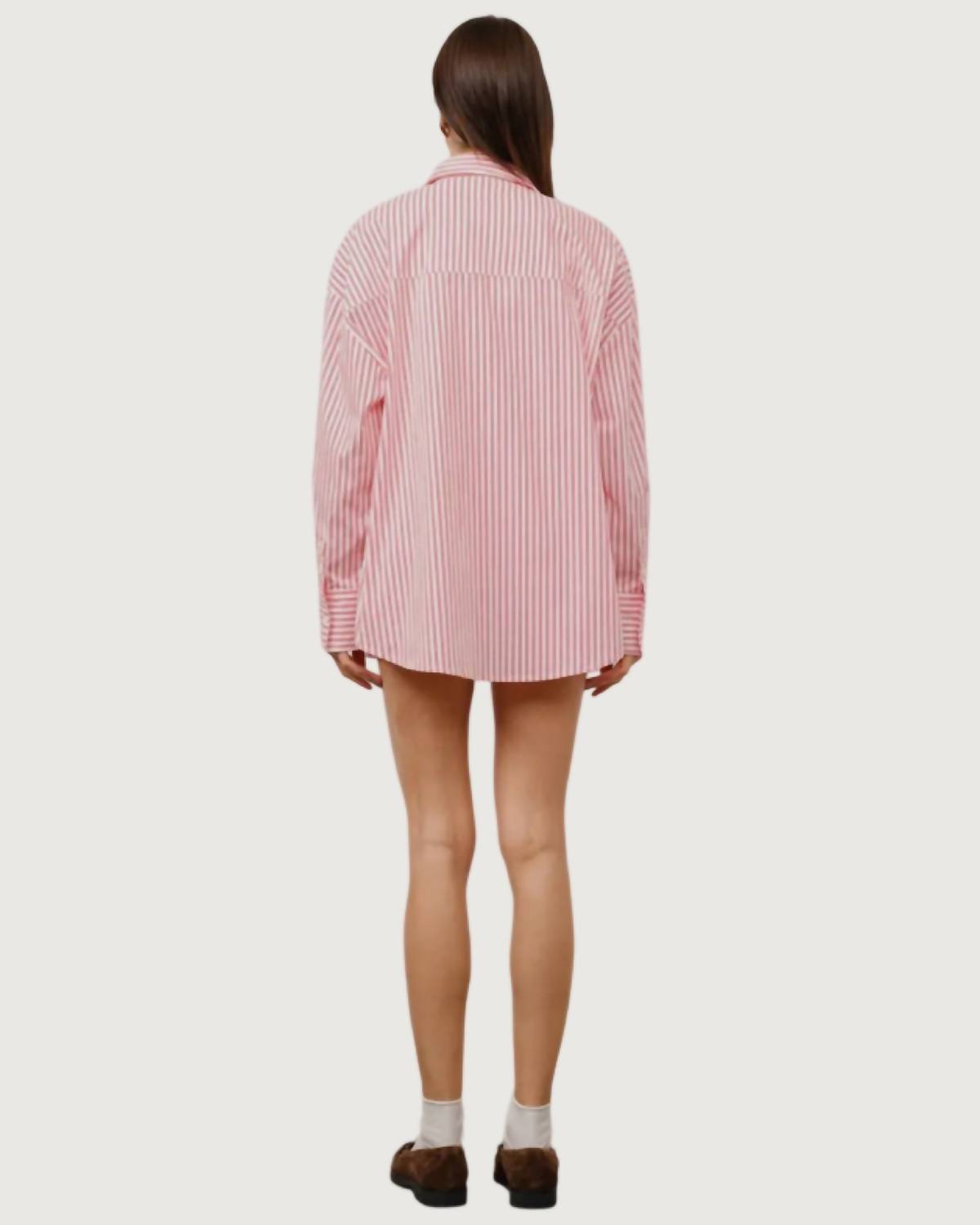 Loucia - Capri Striped Button Down Shirt