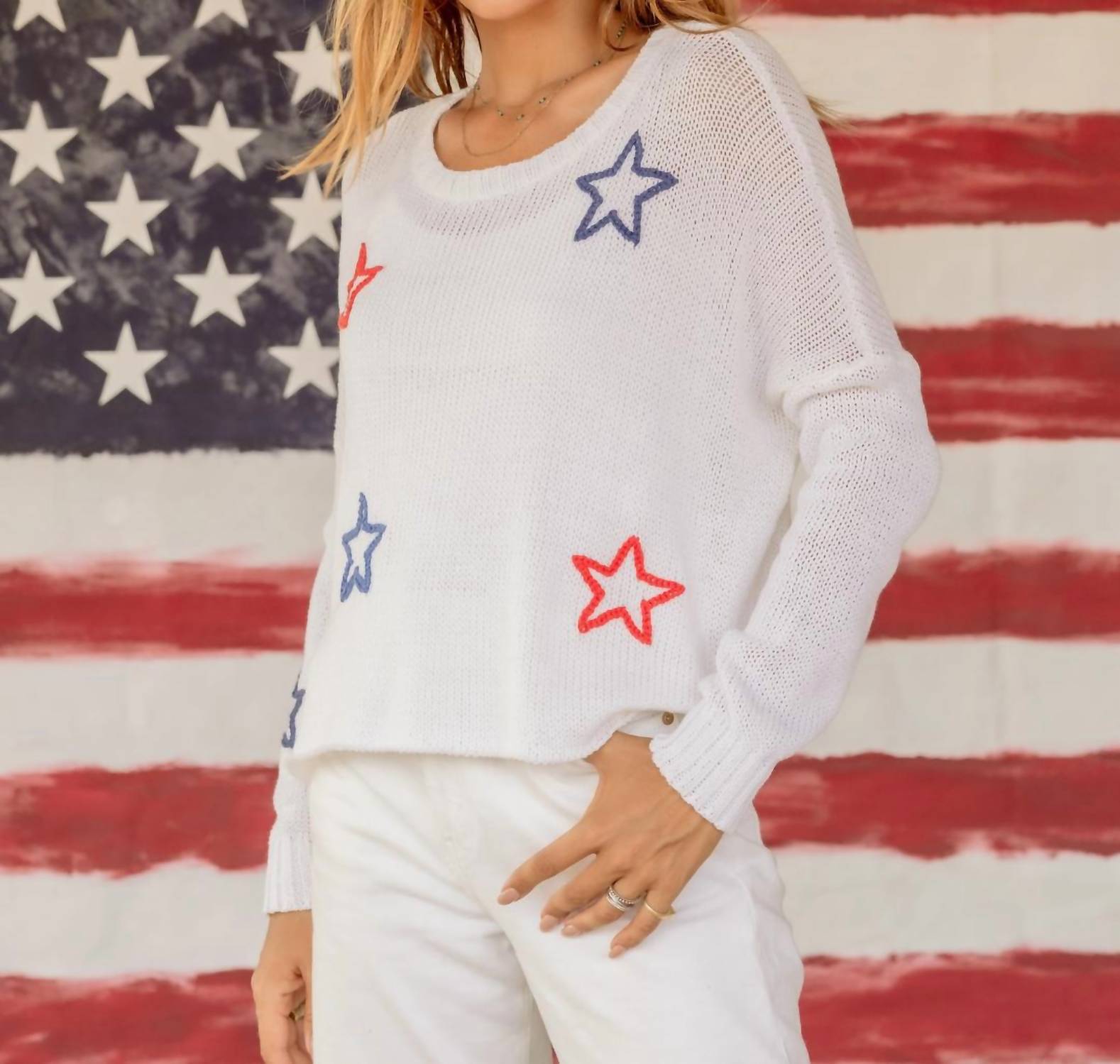Wooden Ships - American Star Crew Cotton Top
