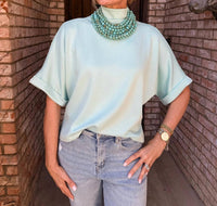 Entro - Seafoam Scuba Top