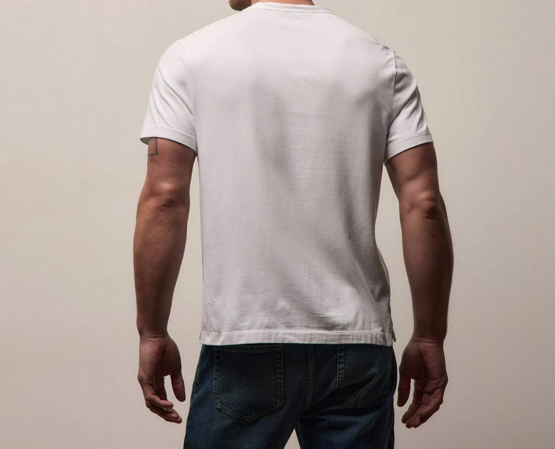 James Perse - Heavy Luxe Jersey Crew Top