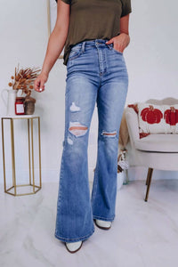 Cello - Desoto High Rise Flare Jeans