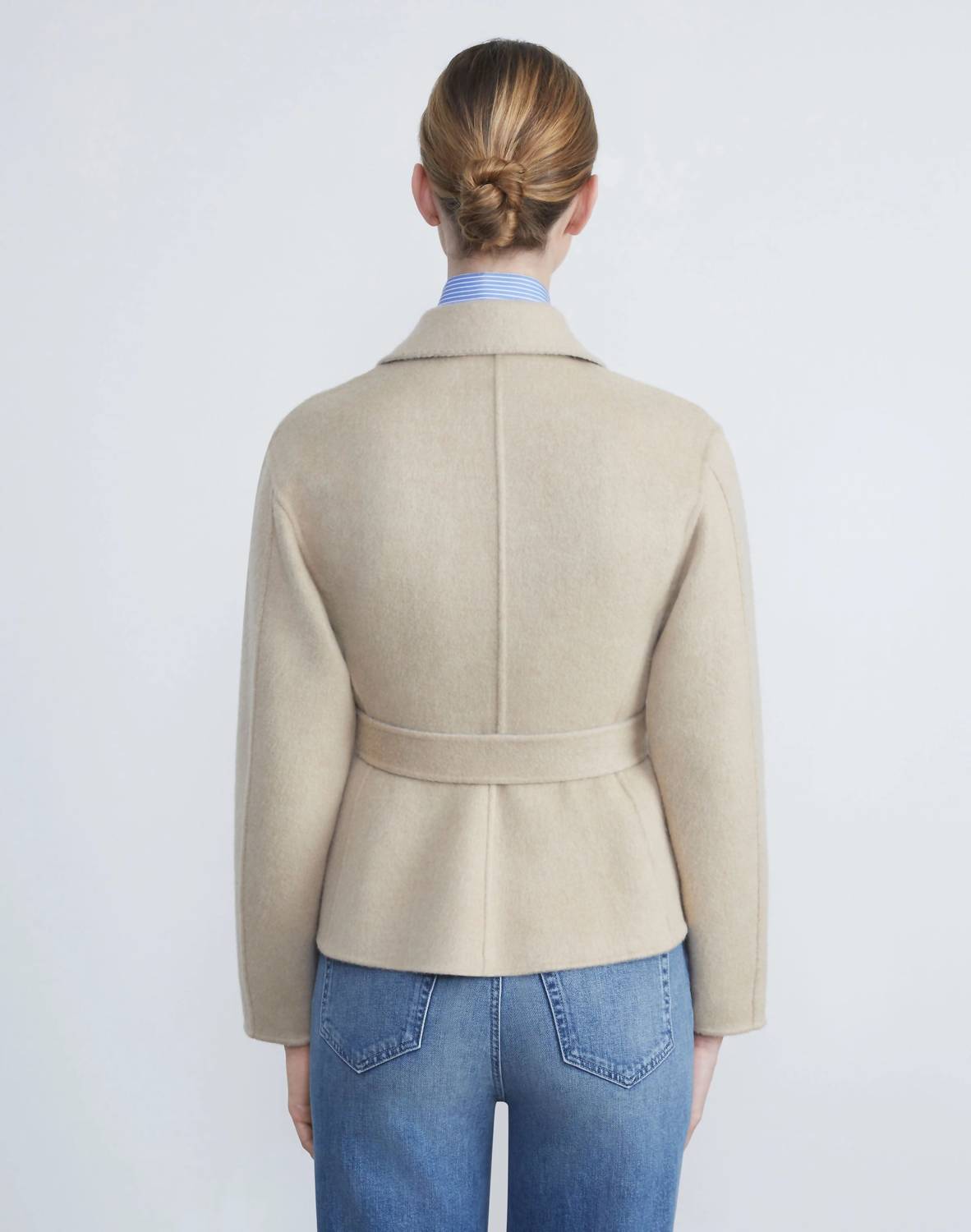 Lafayette 148 - Wool Cashmere Double Face Reversible Jacket