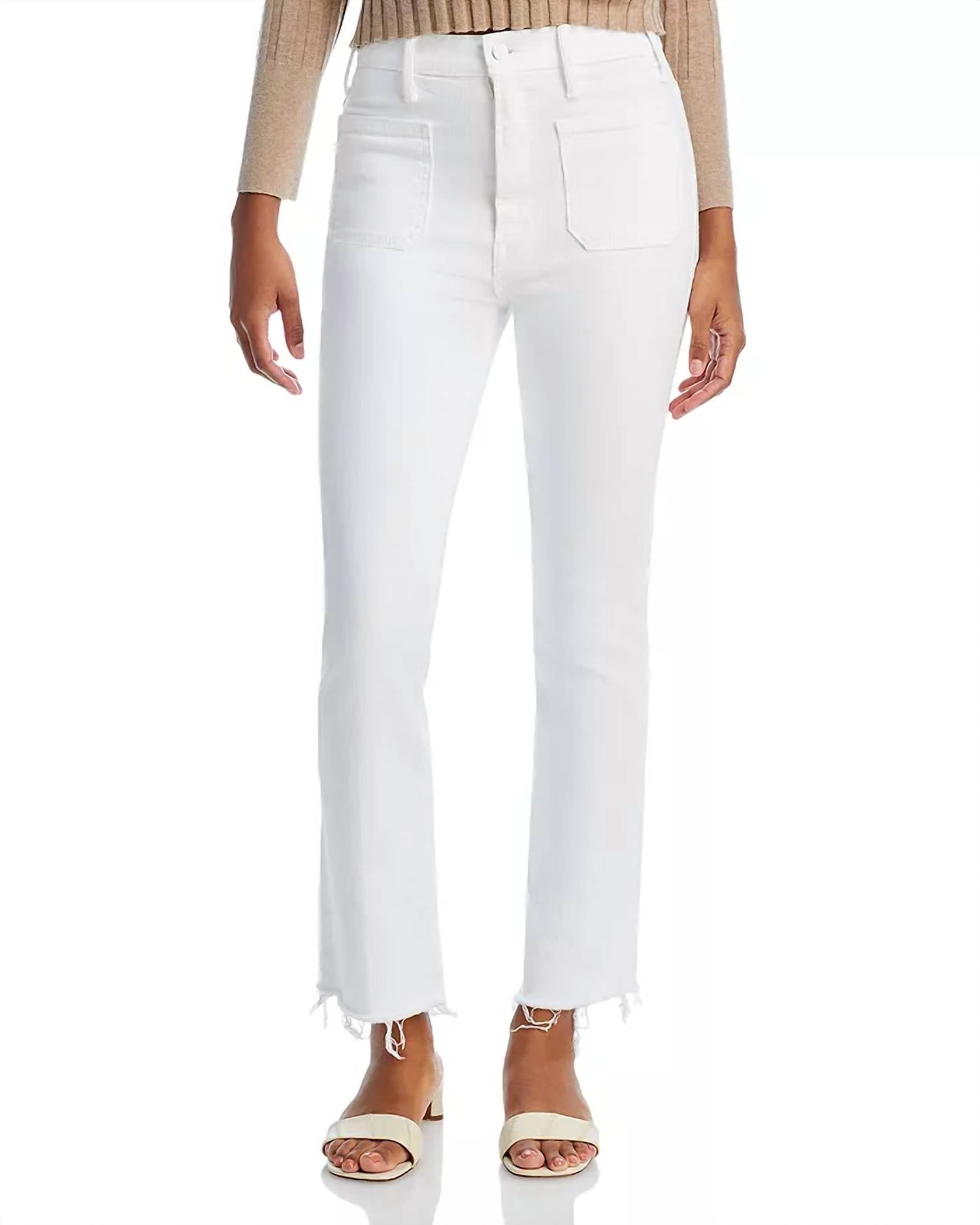 Mother - Hustler Patch Pocket Ankle Fray Jean
