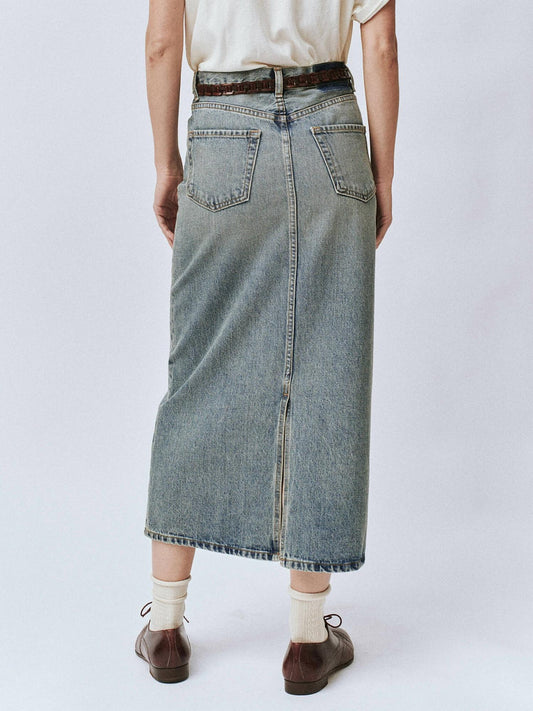 The Great. - Column Midi Skirt