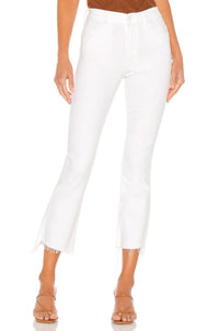 Mother - Insider Crop Step Fray Jean