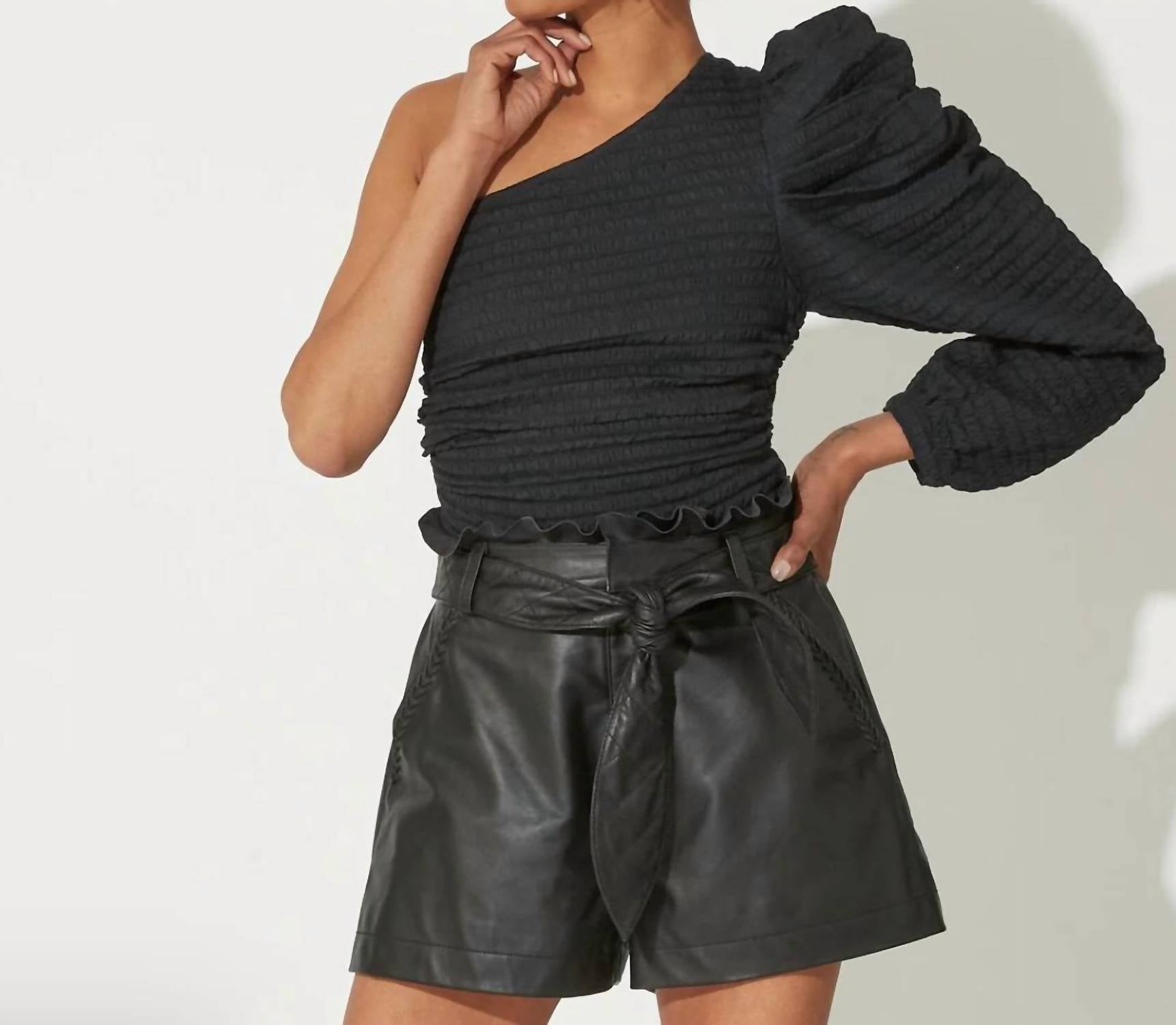 Cleobella - Alva Leather Shorts