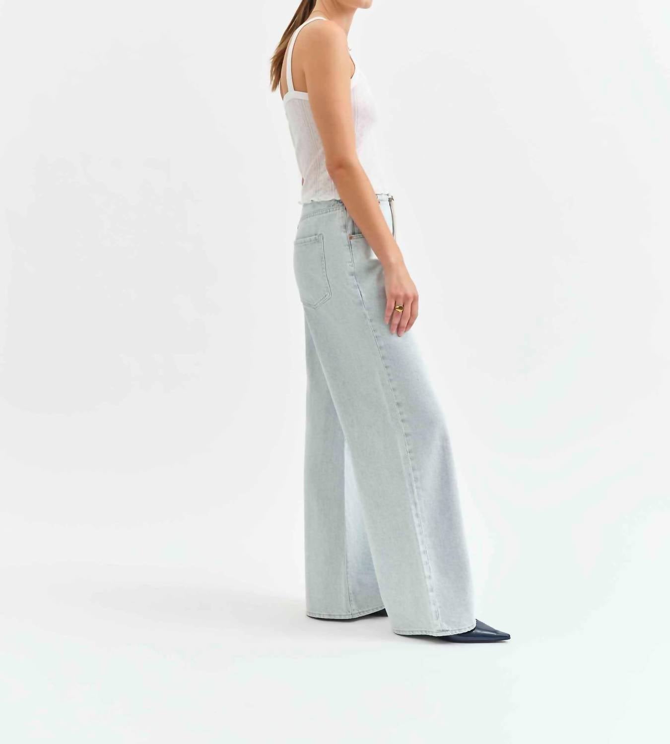 Daze - Madison Mid Rise Wide Leg Jeans