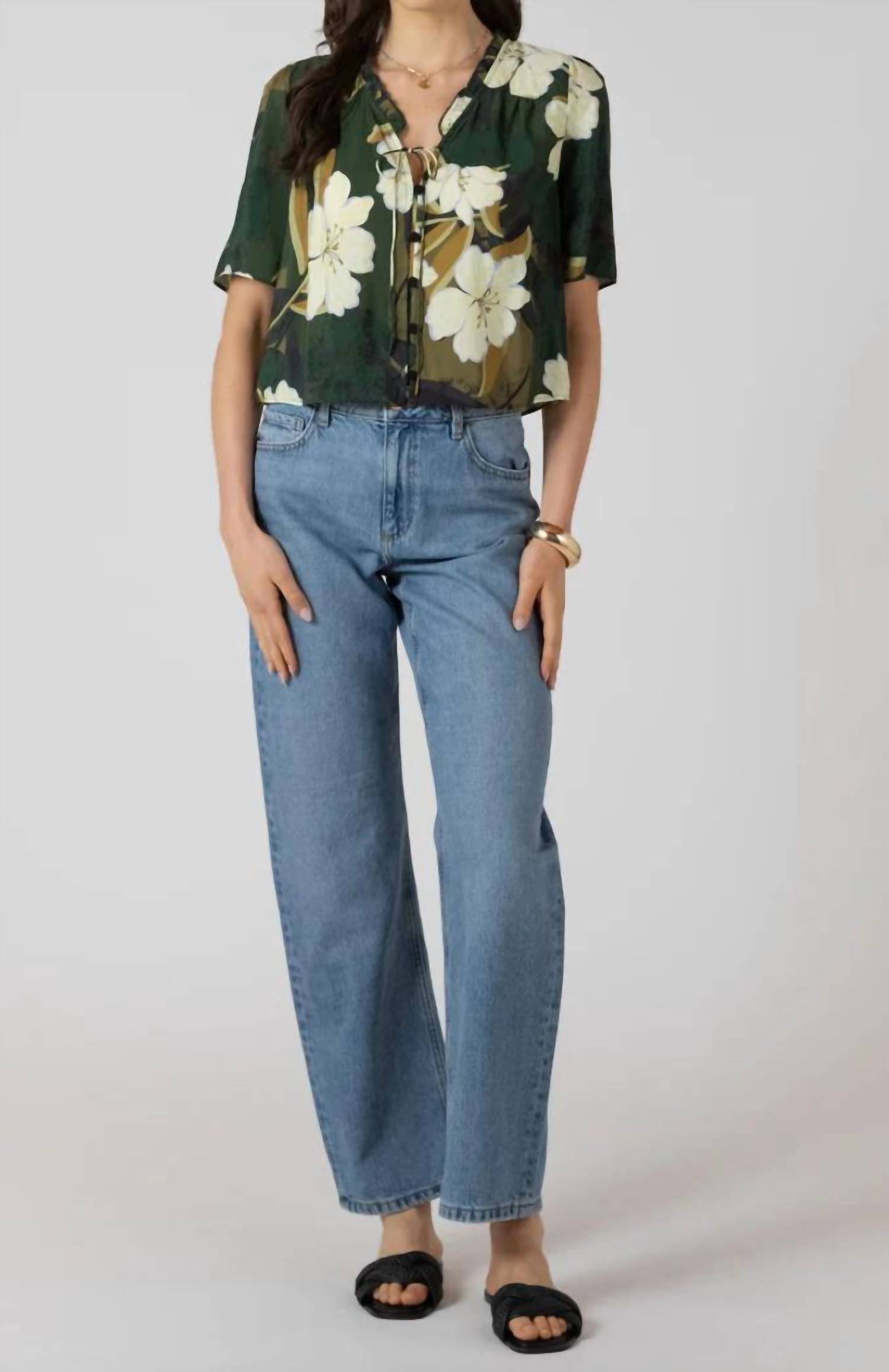 Dex - Button Front Blouse