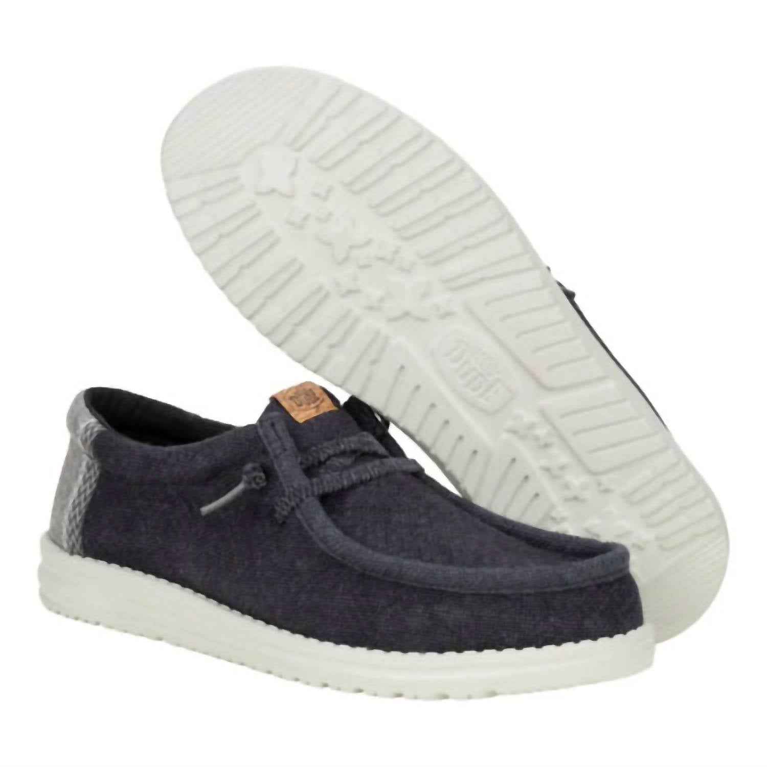 Hey Dude - Kid's Wally Patterned Jute Slip-on Shoes