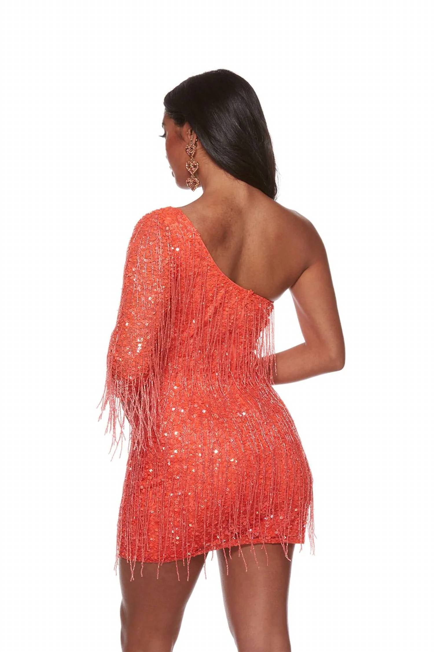 Alyce Paris - Jersey Knit Lace Dress