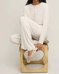 Barefoot Dreams - Ultra Lite Ribbed Scallop Pants