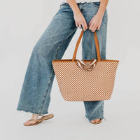 Pretty Simple - Women's Woven Tiffany Organizer Tote Bag