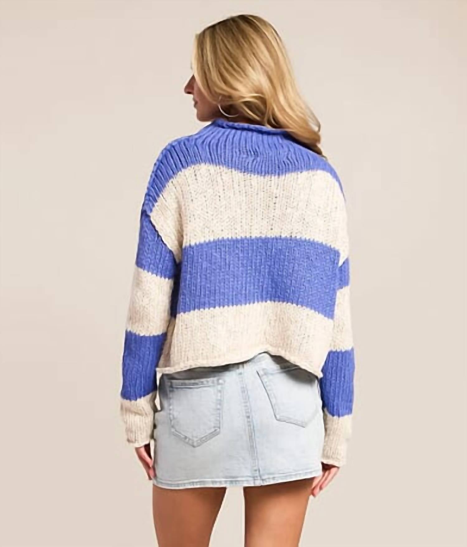 Free People - Opal Rugby Striped Sweater