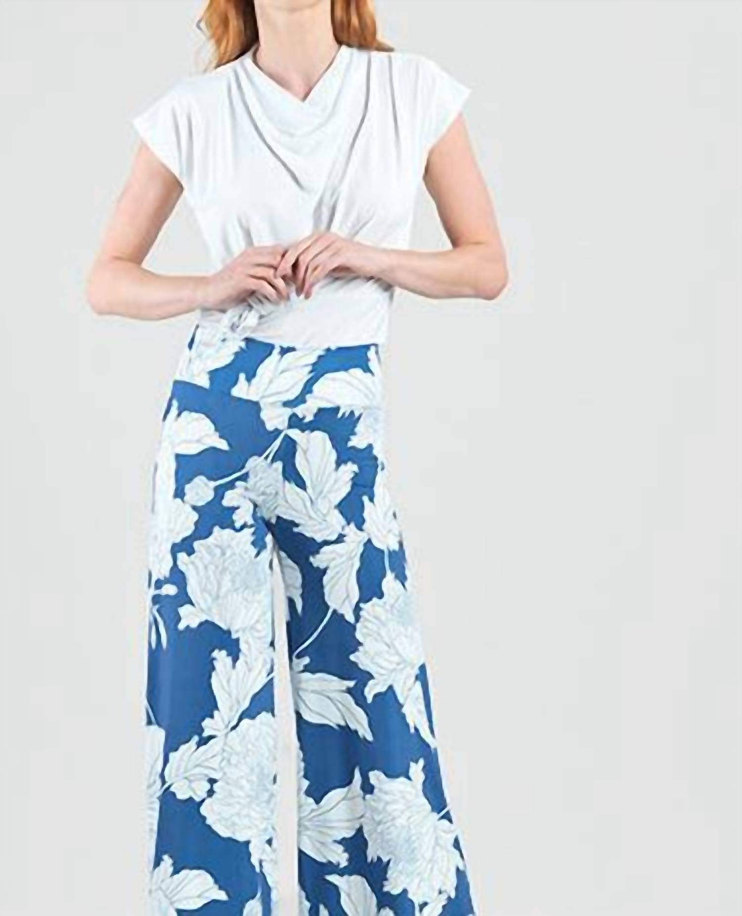 Clara Sun Woo - Mum Sketch Butter Knit Wide Leg Palazzo Pant