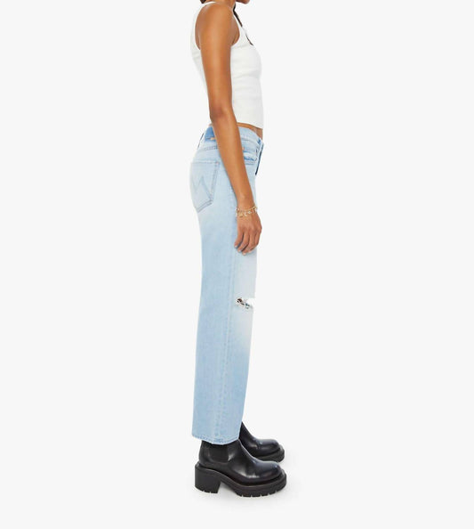 Mother - Mid Rise Rambler Zip Flood Jeans